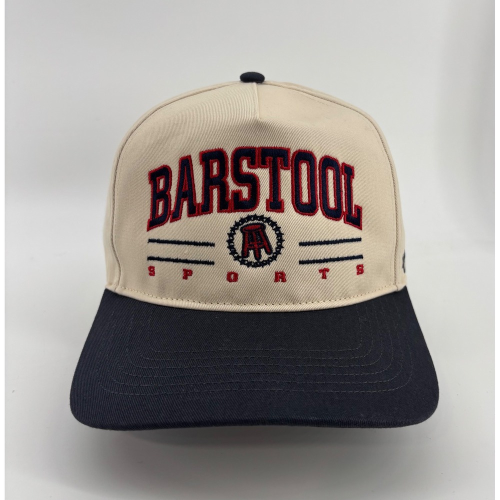 Barstool Sports Hat '47 Brand Men's OSFA Snapback Tan Embroidered